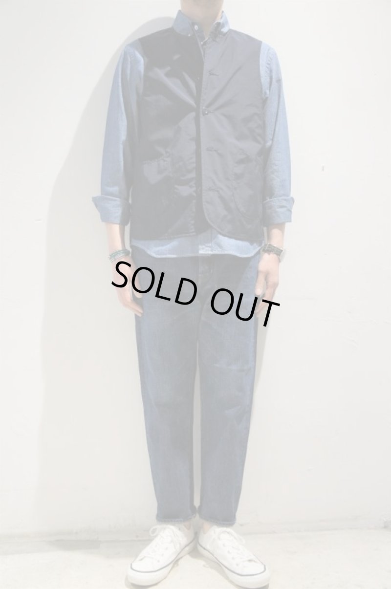 画像1: ARAN　NYLON VEST(NAVY) (1)