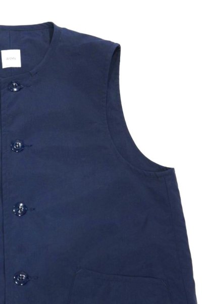 画像2: ARAN　NYLON VEST(NAVY)