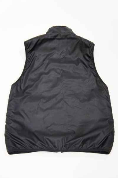画像1: CAL O LINE　REVERSIBLE JACQUARD PILE VEST（Black）