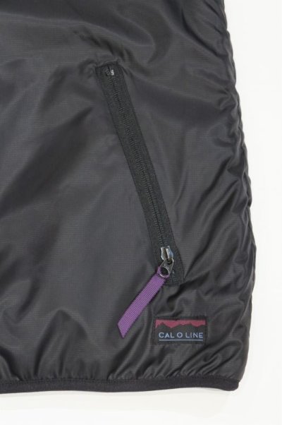 画像3: CAL O LINE　REVERSIBLE JACQUARD PILE VEST（Black）