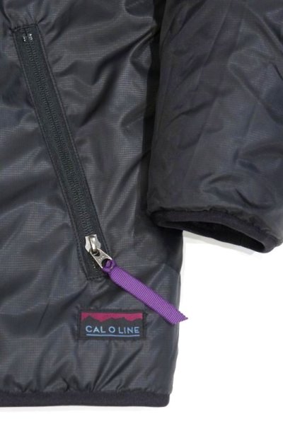 画像3: CAL O LINE　REVERSIBLE JACQUARD PILE CARDIGAN（Black）