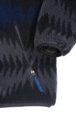 画像7: CAL O LINE　REVERSIBLE JACQUARD PILE CARDIGAN（Black） (7)