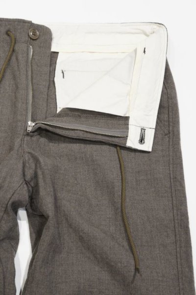 画像2: ORDINARY FITS　EASY PANTS wool(GRAY BEIGE)