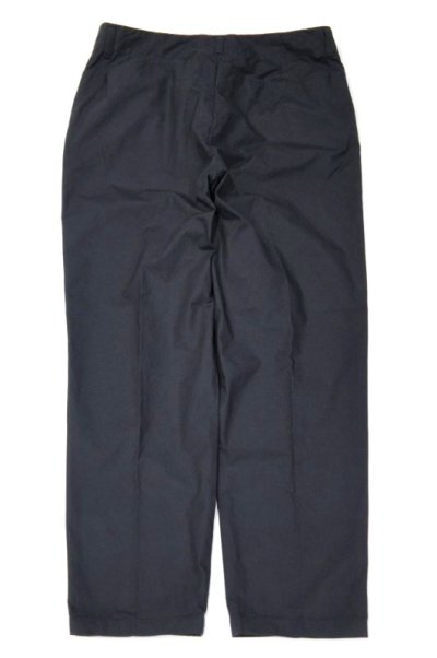 画像1: STILL BY HAND　COTTON CENTER PRESS SLACKS(NAVY)