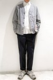 画像7: STILL BY HAND　COTTON CENTER PRESS SLACKS(NAVY) (7)