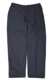 画像1: STILL BY HAND　COTTON CENTER PRESS SLACKS(NAVY) (1)