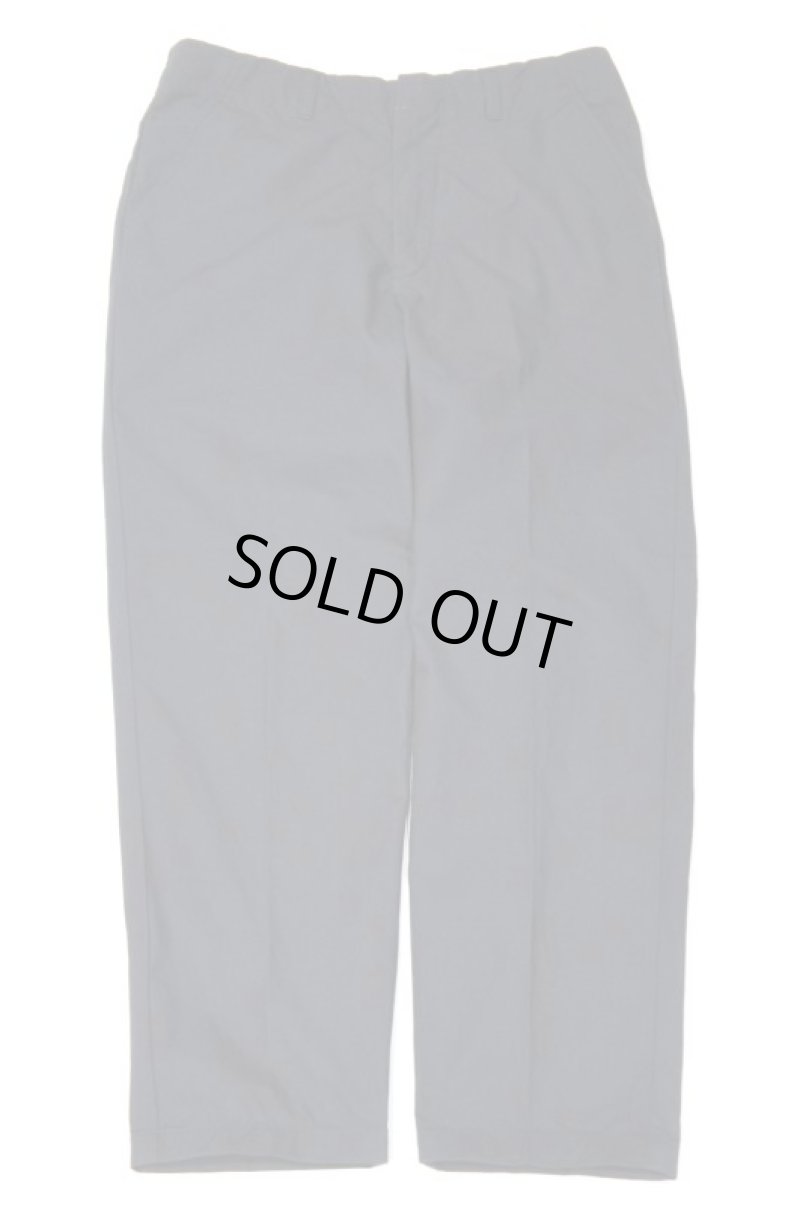 画像1: STILL BY HAND　COTTON CENTER PRESS SLACKS(NAVY) (1)