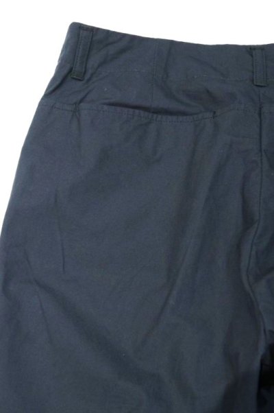 画像2: STILL BY HAND　COTTON CENTER PRESS SLACKS(NAVY)