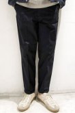 画像5: STILL BY HAND　COTTON CENTER PRESS SLACKS(NAVY) (5)