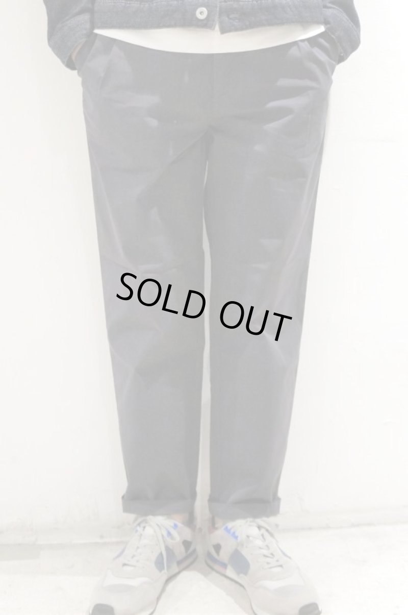 画像1: STILL BY HAND　COTTON EASY PANTS(CHARCOAL) (1)