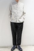 画像5: STILL BY HAND　LINEN / WOOL EASY PANTS(CHARCOAL) (5)