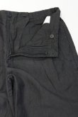 画像4: STILL BY HAND　LINEN / WOOL EASY PANTS(CHARCOAL) (4)