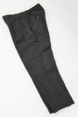 画像1: STILL BY HAND　LINEN / WOOL EASY PANTS(CHARCOAL) (1)