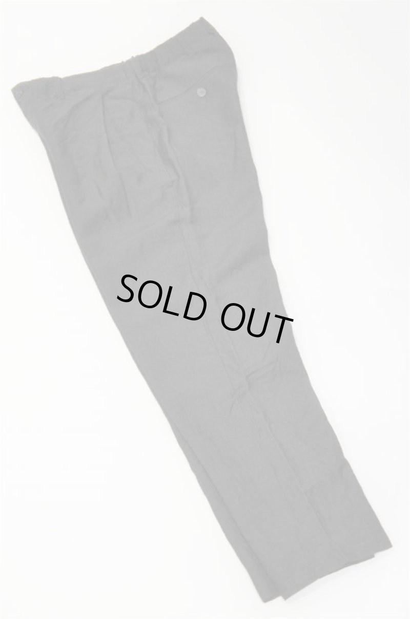 画像1: STILL BY HAND　LINEN / WOOL EASY PANTS(CHARCOAL) (1)
