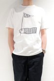 画像1: CAL O LINE　"GO USA" T-SHIRT（White） (1)