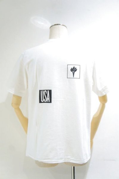 画像1: CAL O LINE　"GO USA" T-SHIRT（White）