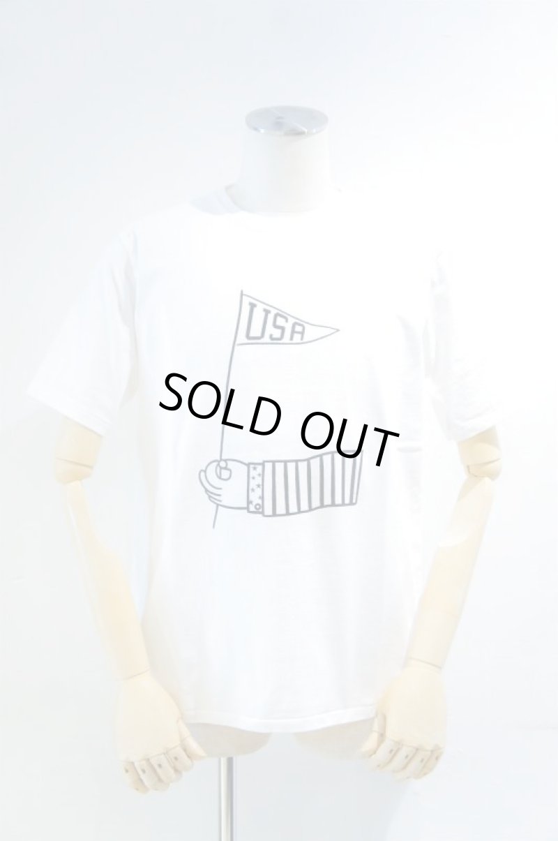 画像3: CAL O LINE　"GO USA" T-SHIRT（White） (3)