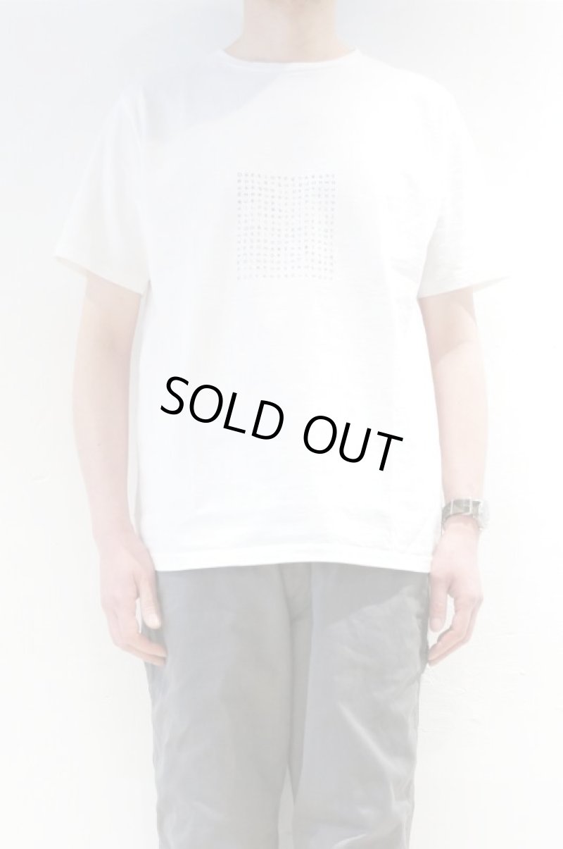 画像1: CAL O LINE　"CROSSWORD" T-SHIRT（White） (1)