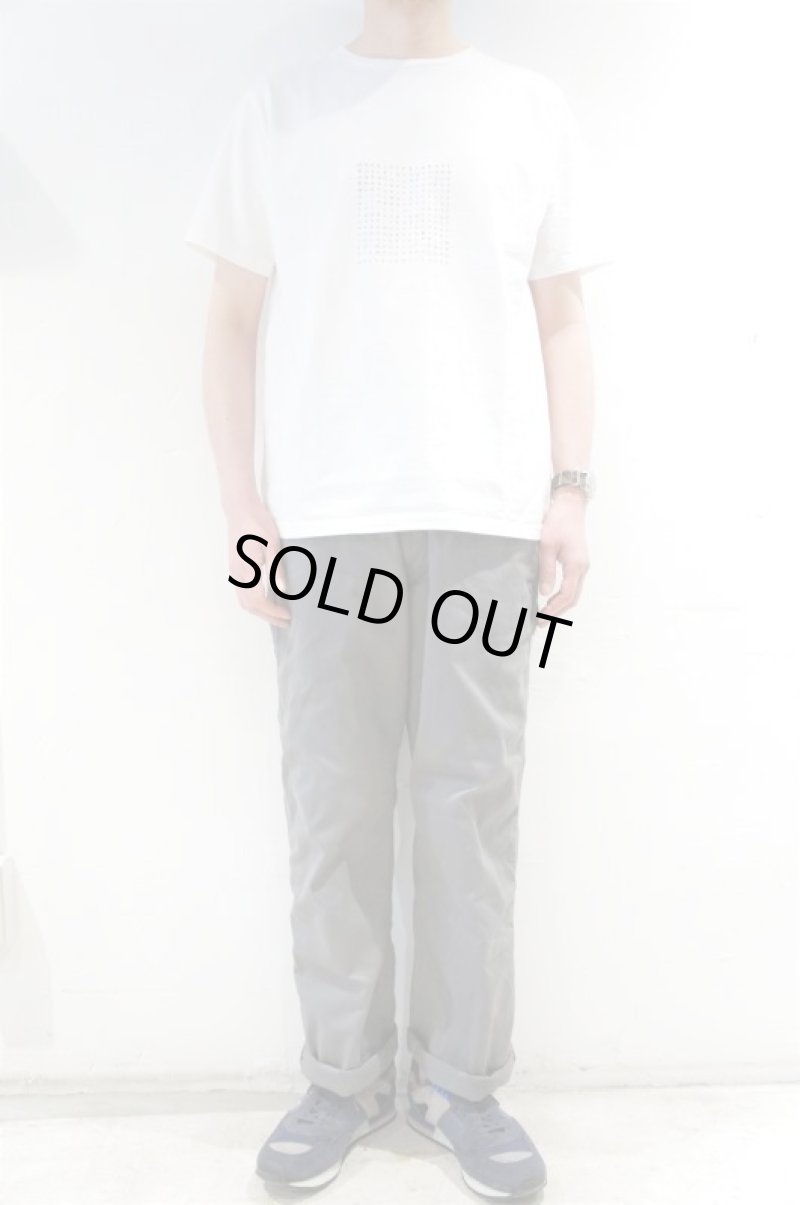 画像2: CAL O LINE "CROSSWORD" T-SHIRT(White) (2)