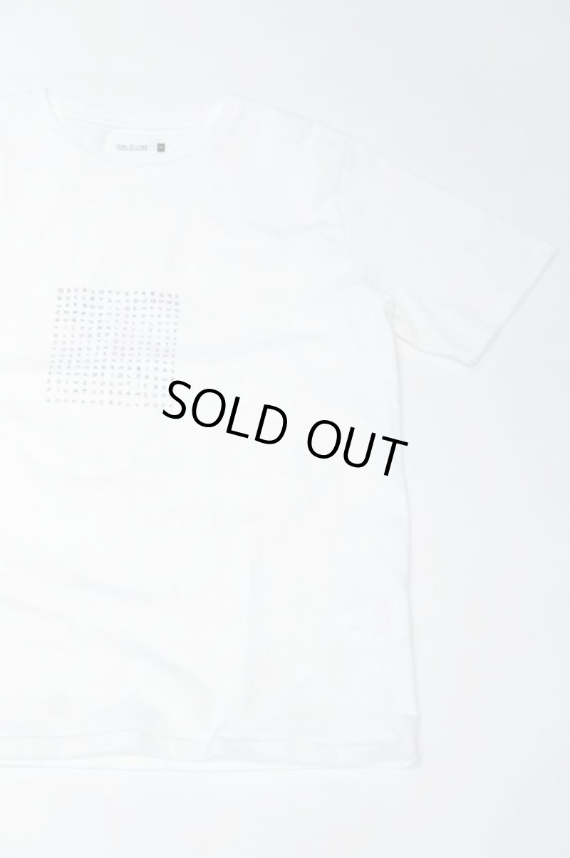 画像4: CAL O LINE "CROSSWORD" T-SHIRT(White) (4)
