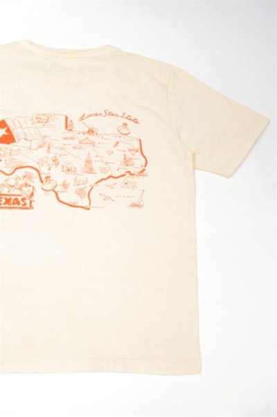 画像2: CAL O LINE　"MARFA" MAP T-SHIRT（Natural）