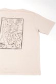 画像1: CAL O LINE　"TRIBECA" MAP T-SHIRT（Rose Gray） (1)
