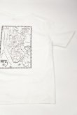 画像4: CAL O LINE　"TRIBECA" MAP T-SHIRT（White） (4)