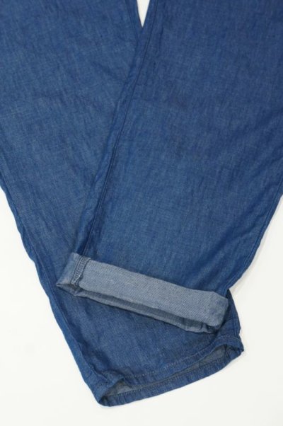 画像3: STILL BY HAND　EASY TAPERED DENIM PANTS(BLUE)