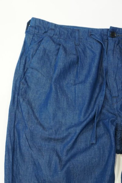 画像2: STILL BY HAND　EASY TAPERED DENIM PANTS(BLUE)