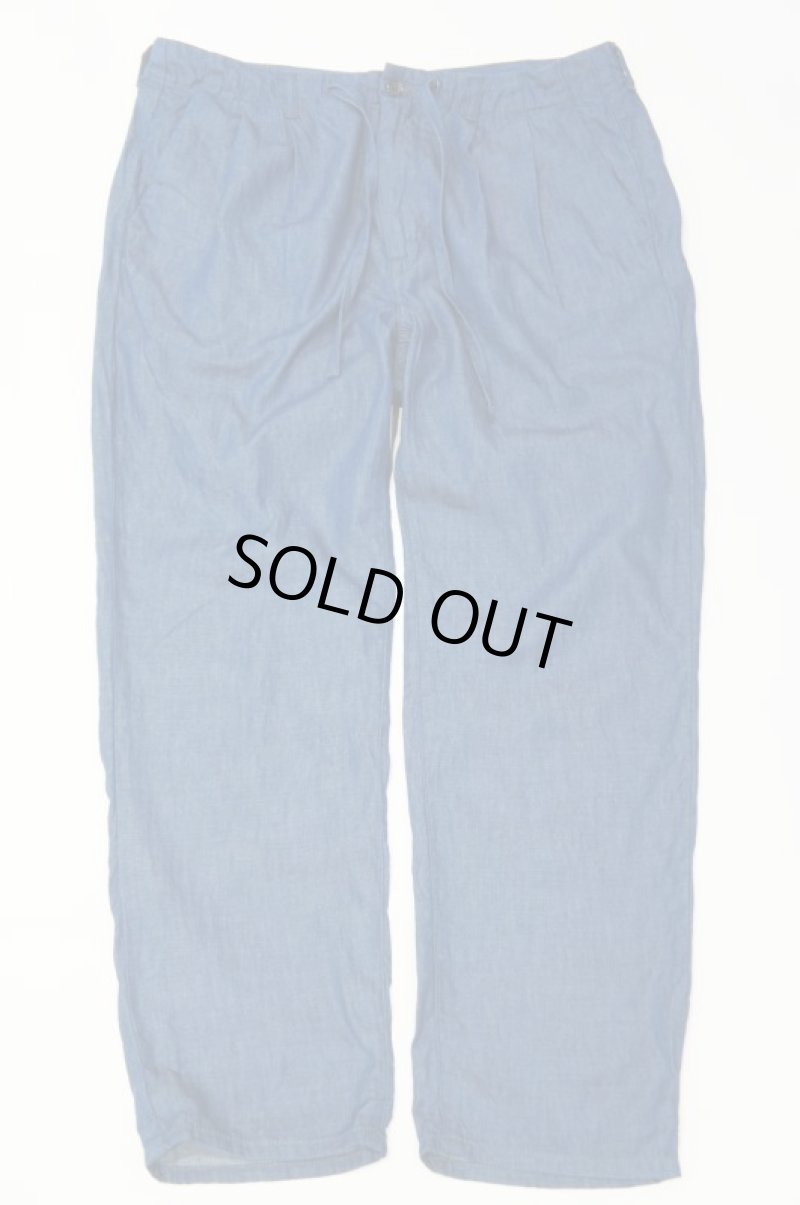 画像1: STILL BY HAND　EASY TAPERED DENIM PANTS(BLUE) (1)