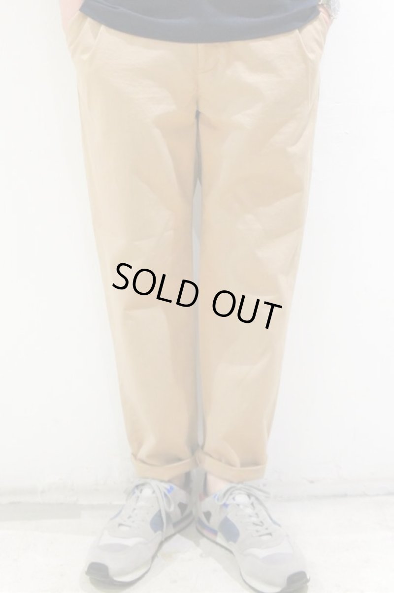 画像1: STILL BY HAND　COTTON / LINEN  EASY PANTS(BEIGE) (1)