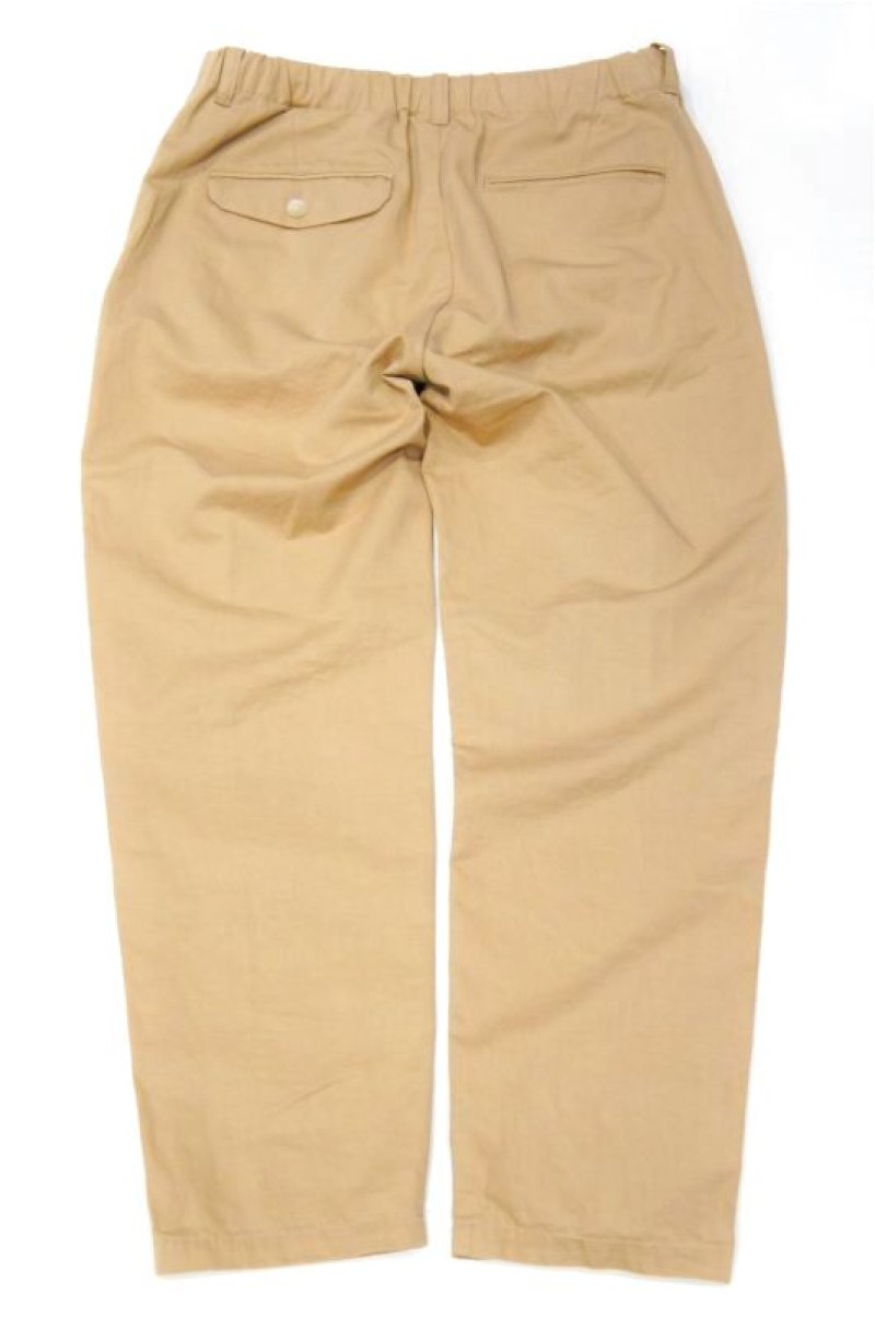 画像1: STILL BY HAND COTTON / LINEN  EASY PANTS(BEIGE)