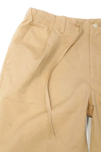 画像2: STILL BY HAND　COTTON / LINEN  EASY PANTS(BEIGE)