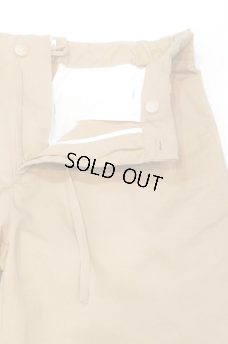 画像7: STILL BY HAND COTTON / LINEN  EASY PANTS(BEIGE) (7)