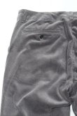 画像4: STILL BY HAND　CORDUROY BAKER PANTS(SMOKE GREY) (4)