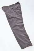 画像2: STILL BY HAND　CORDUROY BAKER PANTS(SMOKE GREY) (2)