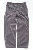 画像1: STILL BY HAND　CORDUROY BAKER PANTS(SMOKE GREY) (1)