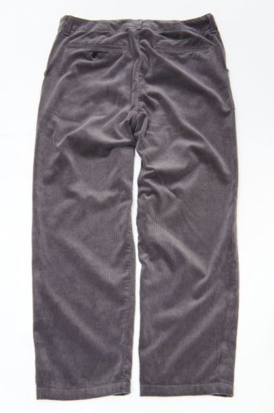 画像1: STILL BY HAND　CORDUROY BAKER PANTS(SMOKE GREY)