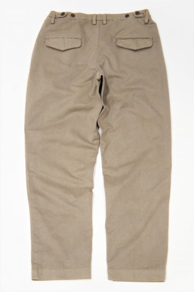 画像1: ORDINARY FITS　TUCK TROUSERS(BEIGE)