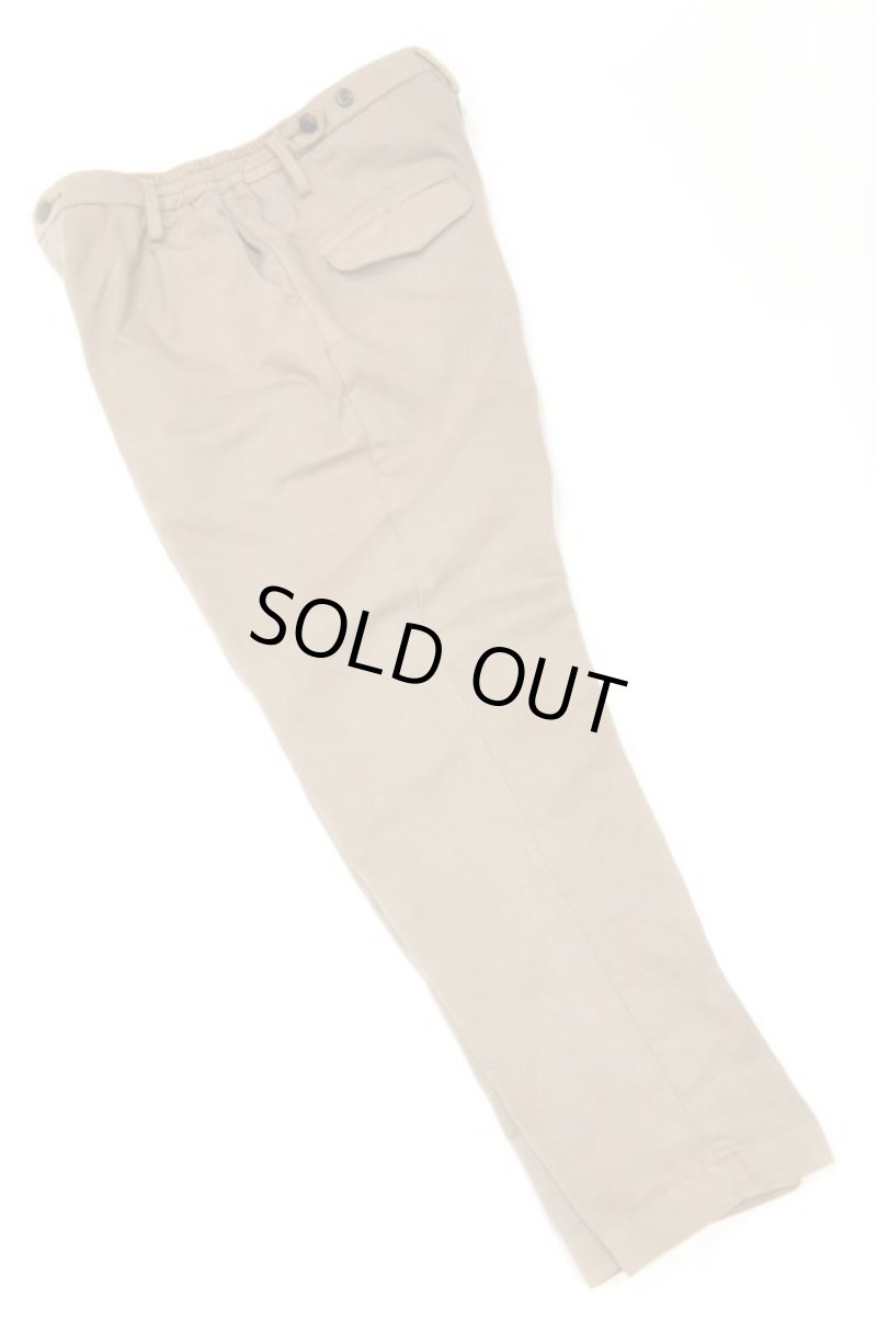 画像1: ORDINARY FITS　TUCK TROUSERS(BEIGE) (1)