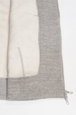 画像8: STILL BY HAND　ZIP UP SWEAT PARKA(HEATHER GREY) (8)