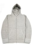 画像5: STILL BY HAND　ZIP UP SWEAT PARKA(HEATHER GREY) (5)