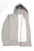 画像7: STILL BY HAND　ZIP UP SWEAT PARKA(HEATHER GREY) (7)