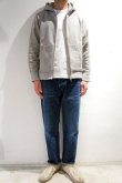 画像3: STILL BY HAND　ZIP UP SWEAT PARKA(HEATHER GREY) (3)