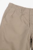 画像5: STILL BY HAND　COTTON DOUBLE CLOTH PANTS(GREIGE) (5)