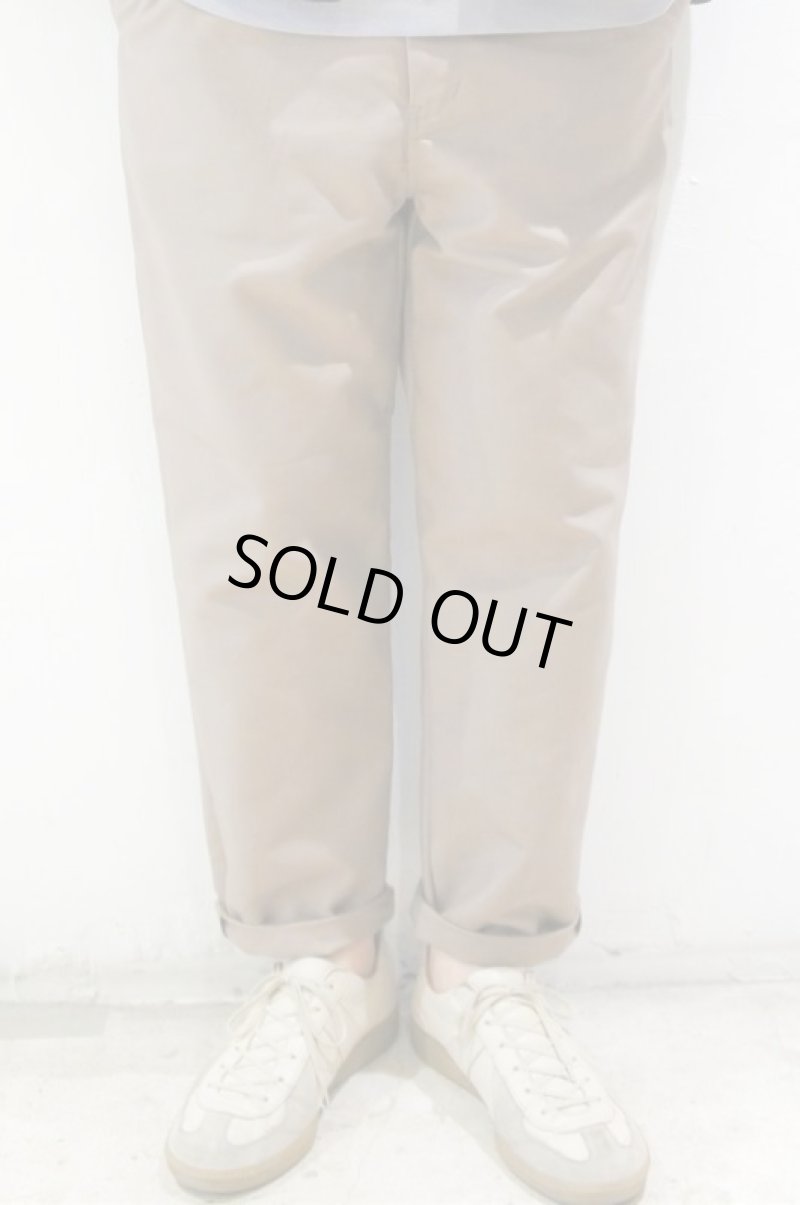 画像1: STILL BY HAND　COTTON DOUBLE CLOTH PANTS(GREIGE) (1)
