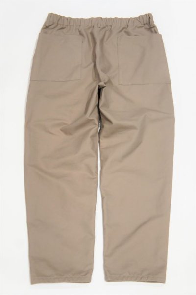 画像1: STILL BY HAND　COTTON DOUBLE CLOTH PANTS(GREIGE)
