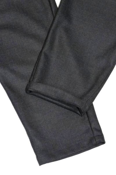 画像3: STILL BY HAND　WOOL EASY SLACKS(CHARCOAL)