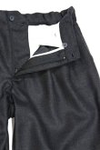 画像7: STILL BY HAND　WOOL EASY SLACKS(CHARCOAL) (7)