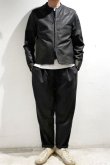 画像3: STILL BY HAND　WOOL EASY SLACKS(CHARCOAL) (3)